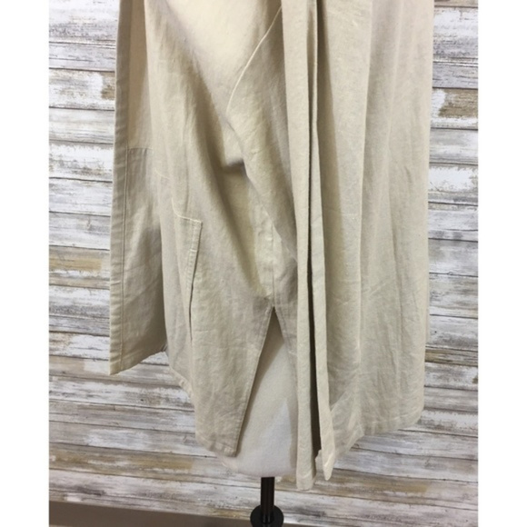 Norm Thompson Linen Blend Hooded Jacket - Picture 5 of 6